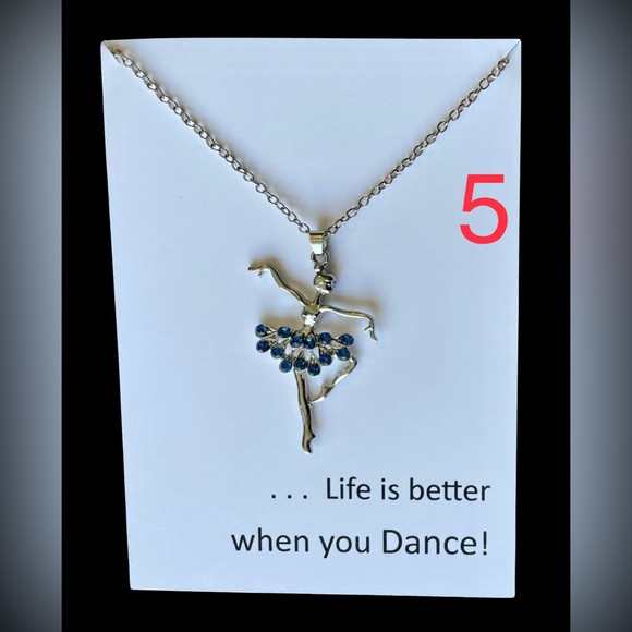 🆕 Ballerina Necklace - Lt Blue - Picture 11 of 12